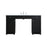 Elegant Lighting Cooper 60"L Bathroom Vanity, Black - VF14960MBK