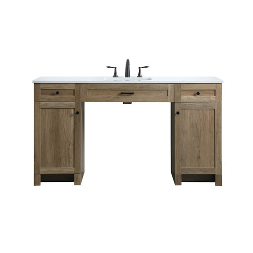 Elegant Lighting Cooper 60"L Bathroom Vanity, Natural Oak - VF14960NT