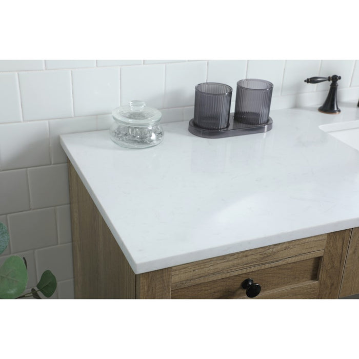 Elegant Lighting Cooper 60"L Bathroom Vanity, Natural Oak