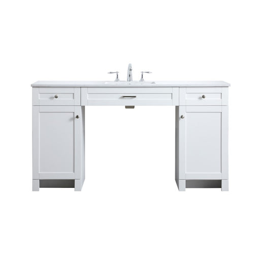 Elegant Lighting Cooper 60"L Bathroom Vanity, White - VF14960WH