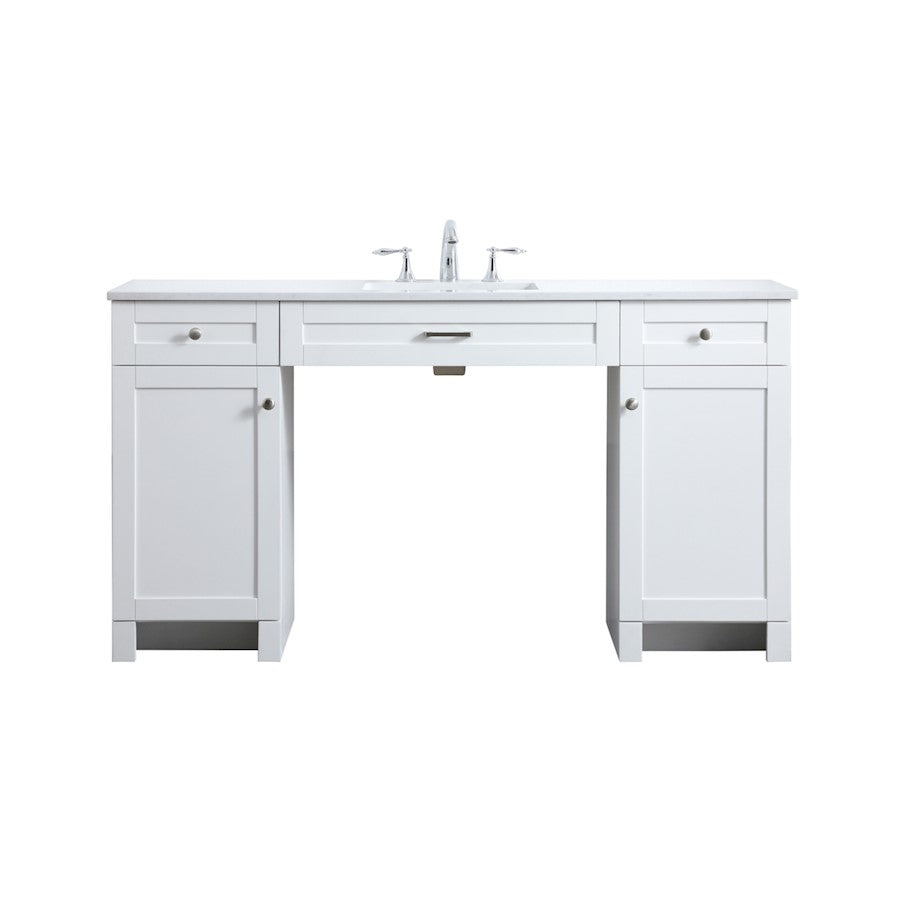 Elegant Lighting Cooper 60"L Bathroom Vanity, White - VF14960WH
