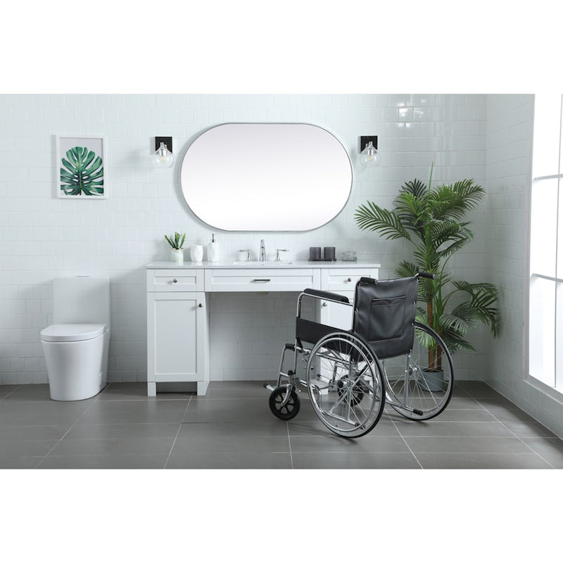 Elegant Lighting Cooper 60"L Bathroom Vanity, White