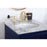 Elegant Kitchen/Bath Americana 19" Single Bathroom Vanity, Blue