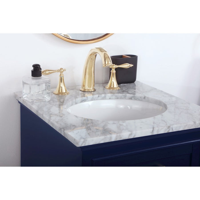 Elegant Kitchen/Bath Americana 19" Single Bathroom Vanity, Blue