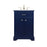 Elegant Kitchen/Bath Americana 24" Single Bathroom Vanity, Blue - VF15024BL