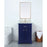 Elegant Kitchen/Bath Americana 24" Single Bathroom Vanity, Blue
