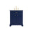 Elegant Kitchen/Bath Americana 30" Single Bathroom Vanity, Blue - VF15030BL