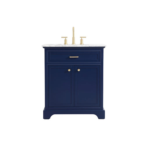 Elegant Kitchen/Bath Americana 30" Single Bathroom Vanity, Blue - VF15030BL