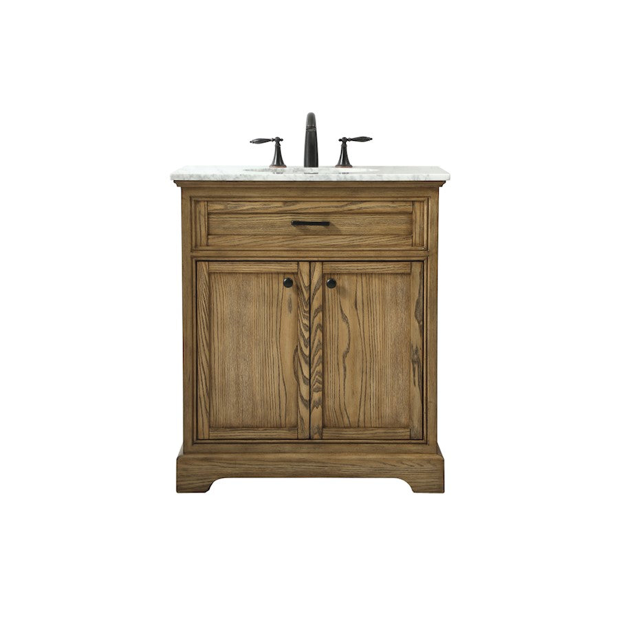 Elegant Kitchen/Bath Americana 30" Single Bathroom Vanity, Driftwood - VF15030DW