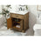 Elegant Kitchen/Bath Americana 30" Single Bathroom Vanity, Driftwood