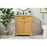 Elegant Americana 30" Single Bathroom Vanity, Natural Wood