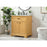 Elegant Americana 30" Single Bathroom Vanity, Natural Wood
