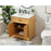 Elegant Americana 30" Single Bathroom Vanity, Natural Wood