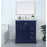 Elegant Kitchen/Bath Americana 32" Single Bathroom Vanity, Blue