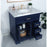Elegant Kitchen/Bath Americana 32" Single Bathroom Vanity, Blue