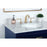 Elegant Kitchen/Bath Americana 32" Single Bathroom Vanity, Blue