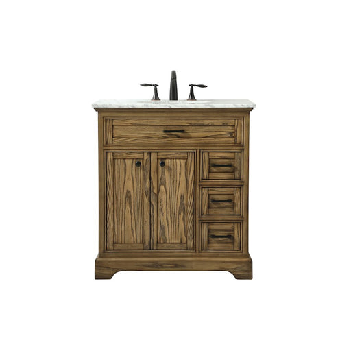 Elegant Kitchen/Bath Americana 32" Single Bathroom Vanity, Driftwood - VF15032DW