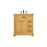 Elegant Americana 32" Single Bathroom Vanity, Natural Wood - VF15032NW