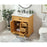 Elegant Americana 32" Single Bathroom Vanity, Natural Wood