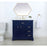 Elegant Kitchen/Bath Americana 36" Single Bathroom Vanity, Blue