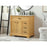 Elegant Americana 36" Single Bathroom Vanity, Natural Wood