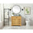 Elegant Americana 36" Single Bathroom Vanity, Natural Wood