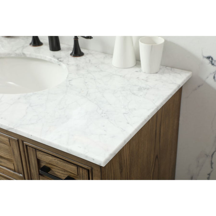 Elegant Kitchen/Bath Americana 42" Single Bathroom Vanity, Driftwood