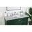 Elegant Kitchen/Bath Americana 42" Single Bathroom Vanity, Green