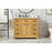 Elegant Americana 42" Single Bathroom Vanity, Natural Wood