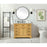 Elegant Americana 42" Single Bathroom Vanity, Natural Wood