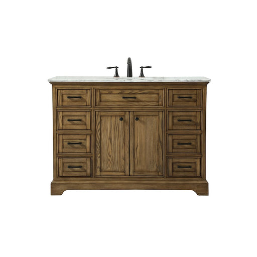 Elegant Kitchen/Bath Americana 48" Single Bathroom Vanity, Driftwood - VF15048DW