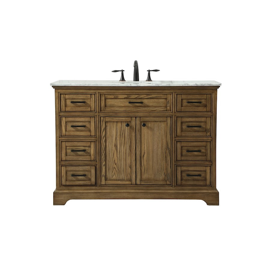 Elegant Kitchen/Bath Americana 48" Single Bathroom Vanity, Driftwood - VF15048DW