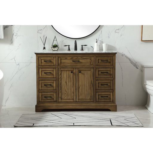 Elegant Kitchen/Bath Americana 48" Single Bathroom Vanity, Driftwood