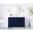 Elegant Kitchen/Bath Americana 60" Single Bathroom Vanity, Blue