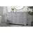 Elegant Kitchen/Bath Americana 60" Single Bathroom Vanity, Grey