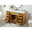 Elegant Americana 60" Single Bathroom Vanity, Natural Wood
