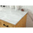 Elegant Americana 60" Single Bathroom Vanity, Natural Wood