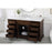Elegant Kitchen/Bath Americana 60" Single Bathroom Vanity, Teak