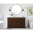 Elegant Kitchen/Bath Americana 60" Single Bathroom Vanity, Teak