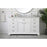 Elegant Kitchen/Bath Americana 60" Single Bathroom Vanity, White