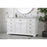 Elegant Kitchen/Bath Americana 60" Single Bathroom Vanity, White
