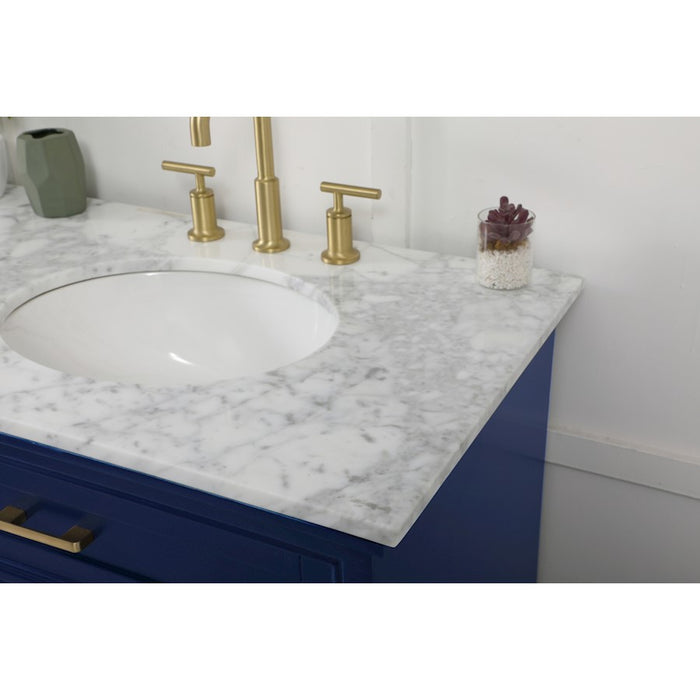 Elegant Kitchen/Bath Americana 72" Double Bathroom Vanity, Blue