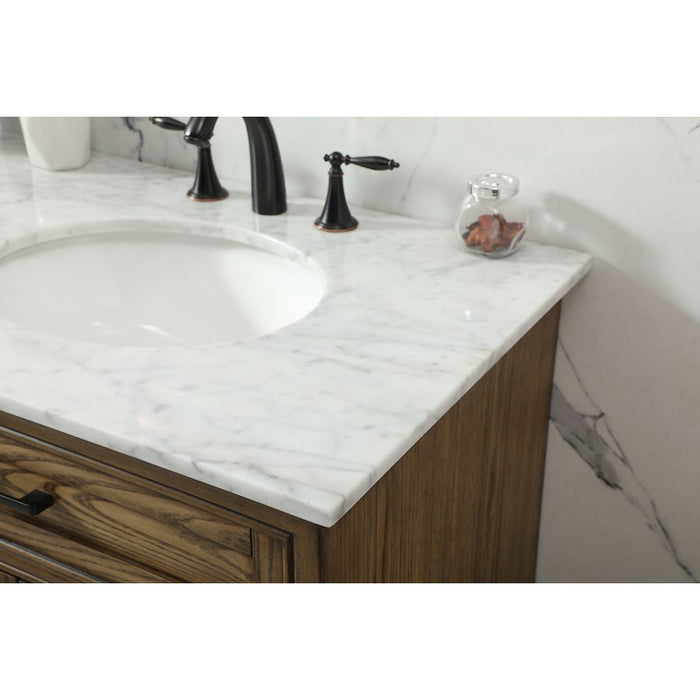 Elegant Americana 72" Double Bathroom Vanity, Driftwood