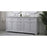 Elegant Kitchen/Bath Americana 72" Double Bathroom Vanity, Grey