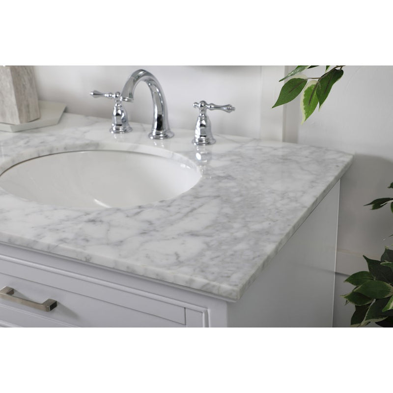 Elegant Kitchen/Bath Americana 72" Double Bathroom Vanity, Grey