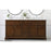 Elegant Kitchen/Bath Americana 72" Double Bathroom Vanity, Teak