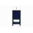 Elegant Kitchen/Bath Aubrey 18" Single Bathroom Vanity, Blue - VF16018BL