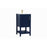 Elegant Kitchen/Bath Aubrey 18" Single Bathroom Vanity, Blue