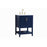 Elegant Kitchen/Bath Aubrey 24" Single Bathroom Vanity, Blue