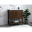 Elegant Aubrey 30" Single Bathroom Vanity, Espresso/Backsplash